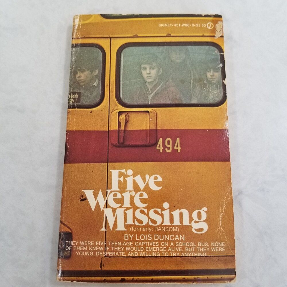 Five were missing (Formerly Ransom) paperback book by Lois Duncan first printing